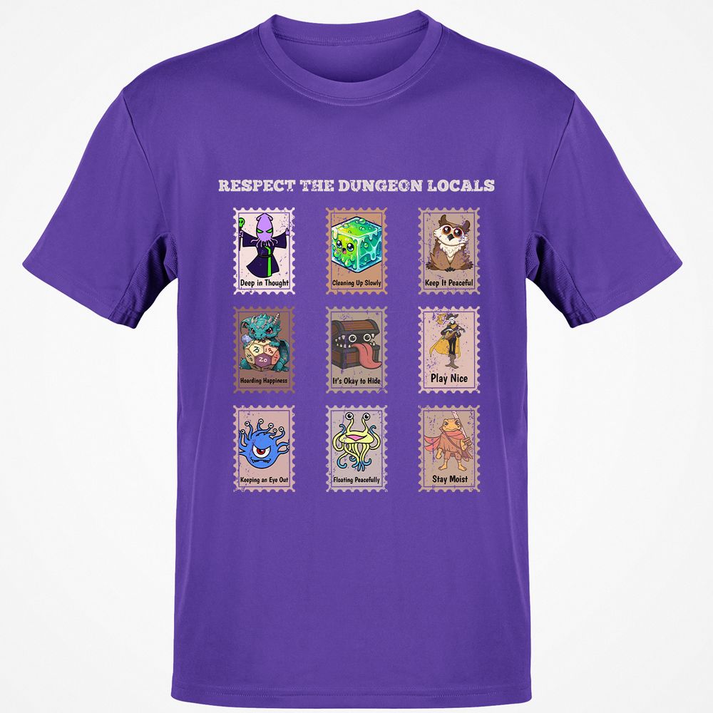 RESPECT THE DUNGEON LOCALS - Purple - 9