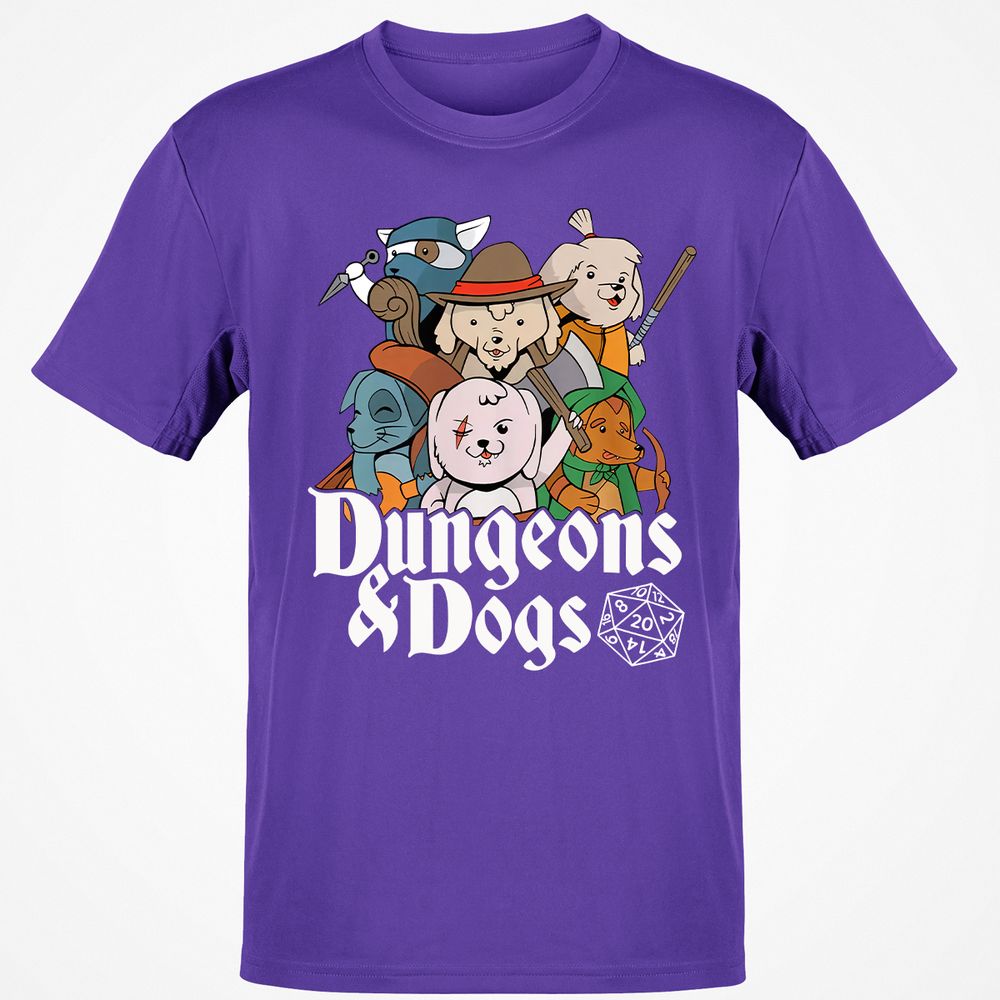 Dungeons & Dogs Classic Unisex T-Shirt - Purple - 9