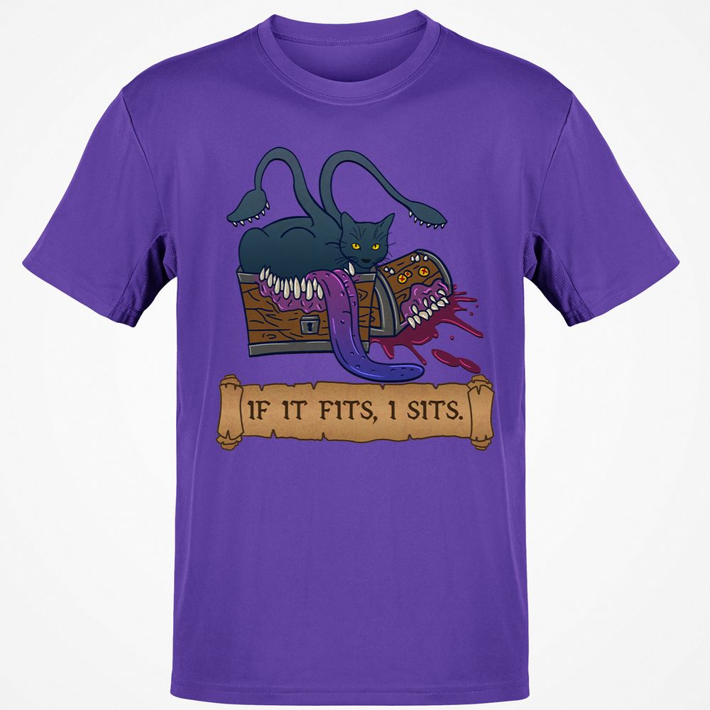 If It Fits I Sits Classic Unisex T-Shirt - Purple - 9