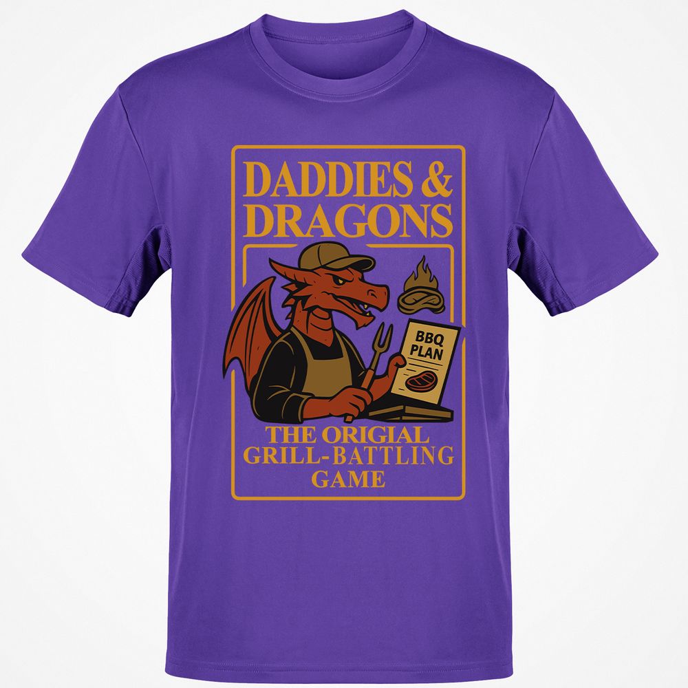 Daddies & Dragons Classic Unisex T-Shirt - Purple - 9