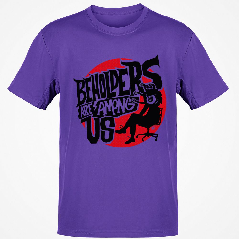 Beholders Are Among Us Classic Unisex T-Shirt - Purple - 9