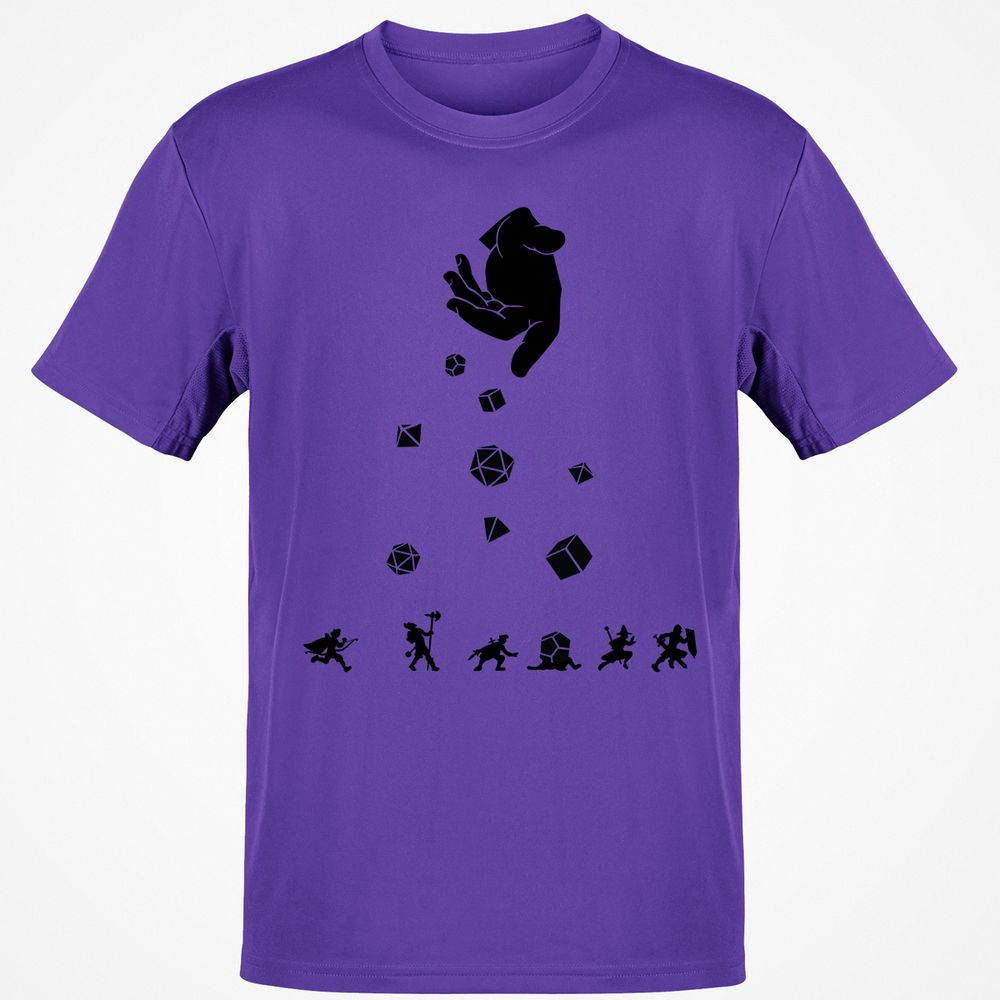 Rocks Fall, Everyone Dice T-Shirt - Purple - 9