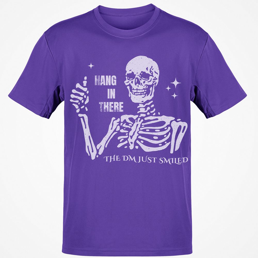 Hang In There – The DM Just Smiled Skeleton - Purple - 9