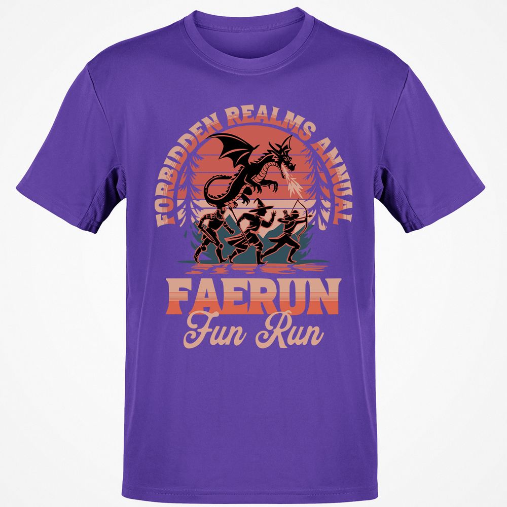 Faerun Fun Run Classic Unisex T-Shirt - Purple - 9