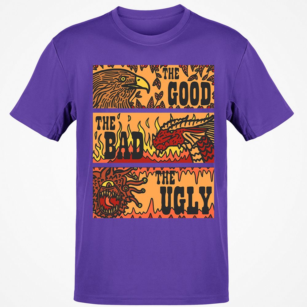 The Good The Bad The Ugly Classic Unisex T-Shirt - Purple - 9