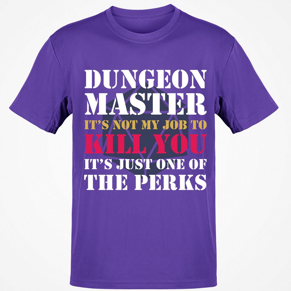DUNGEON MASTER NOT MY JOB Classic Unisex T-Shirt - Purple - 9