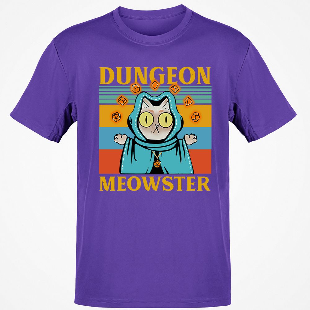 Dungeon Meowster Classic Unisex T-Shirt - Purple - 9