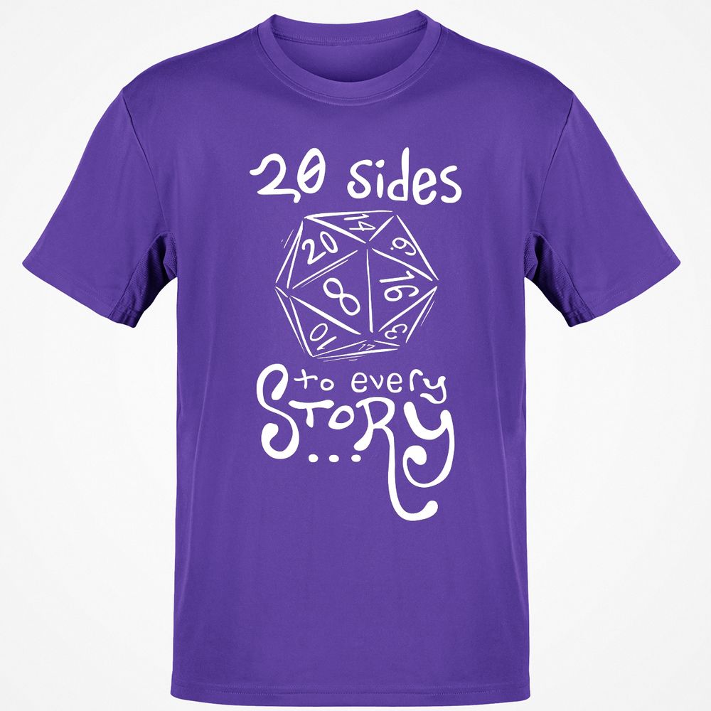 20 Sides To Every Story T-Shirt - Purple - 9