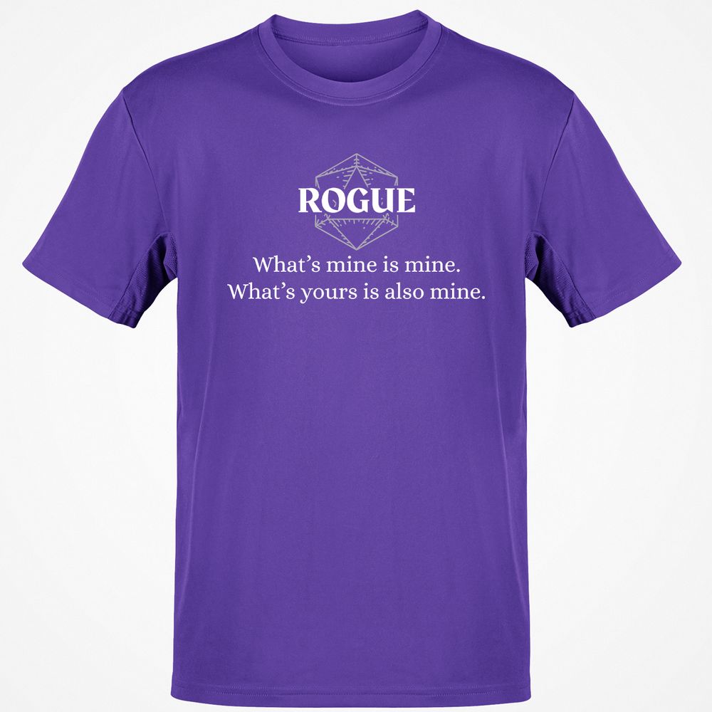 Rogue – What’s Mine Is Mine, What’s Yours Is Also Mine Classic Unisex T-Shirt - Purple - 9