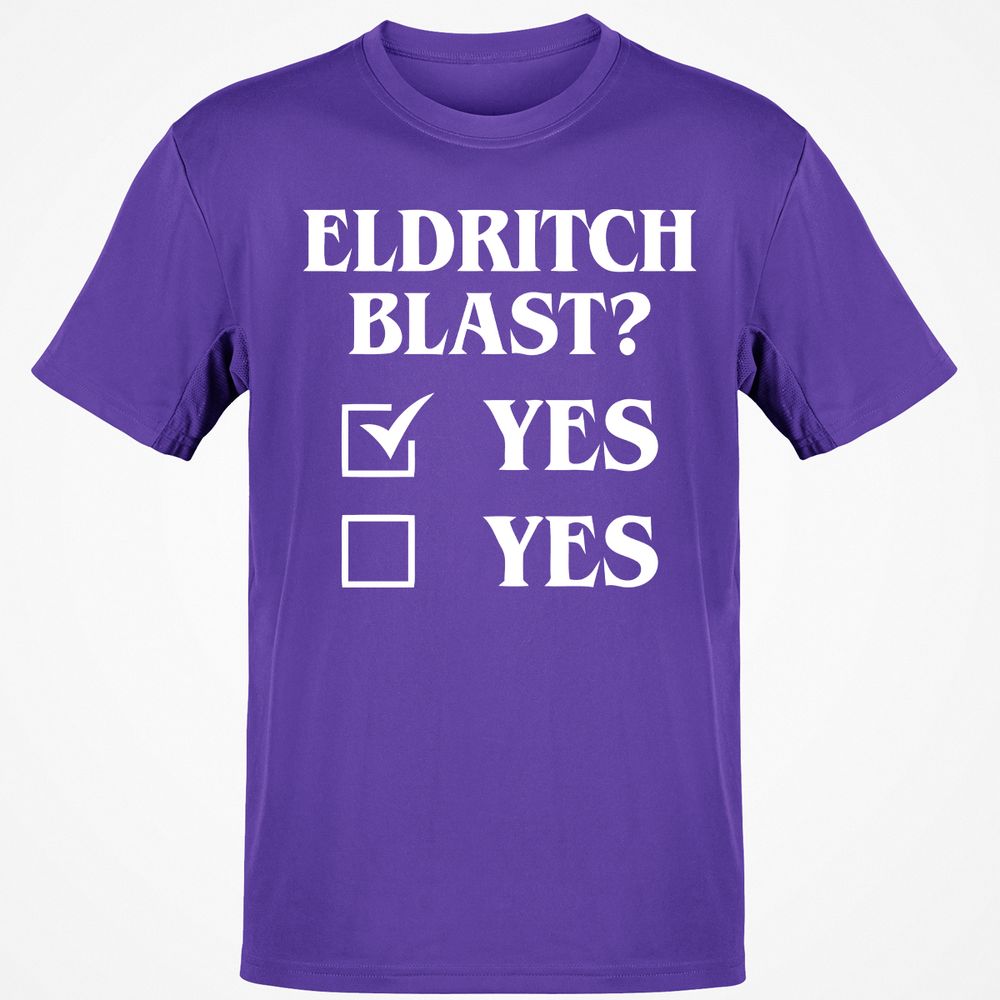 Eldritch Blast Yes T-Shirt - Purple - 9