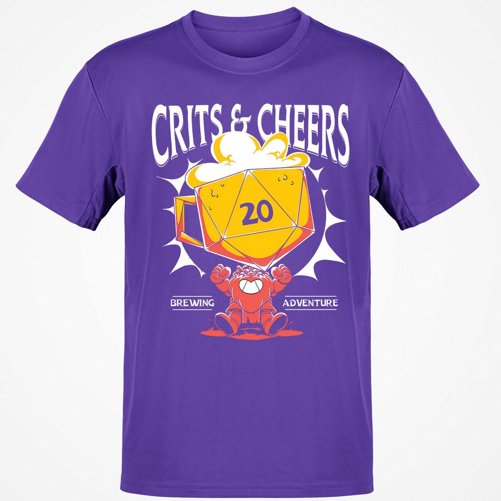 Crits & Cheers Classic Unisex T-Shirt - Purple - 9