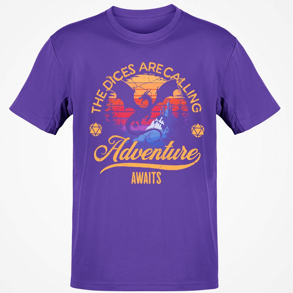 The Dices Are Calling Classic Unisex T-Shirt - Purple - 9