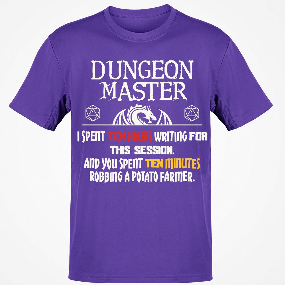Dungeon Master Chaos Meme Classic Unisex T-Shirt - Purple - 9