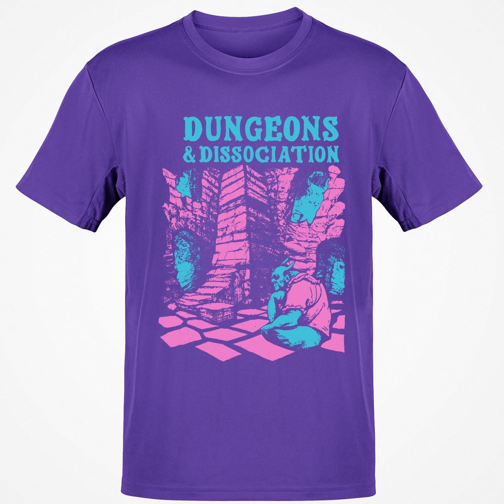 Dungeons And Dissociation Classic Unisex T-Shirt - Purple - 9