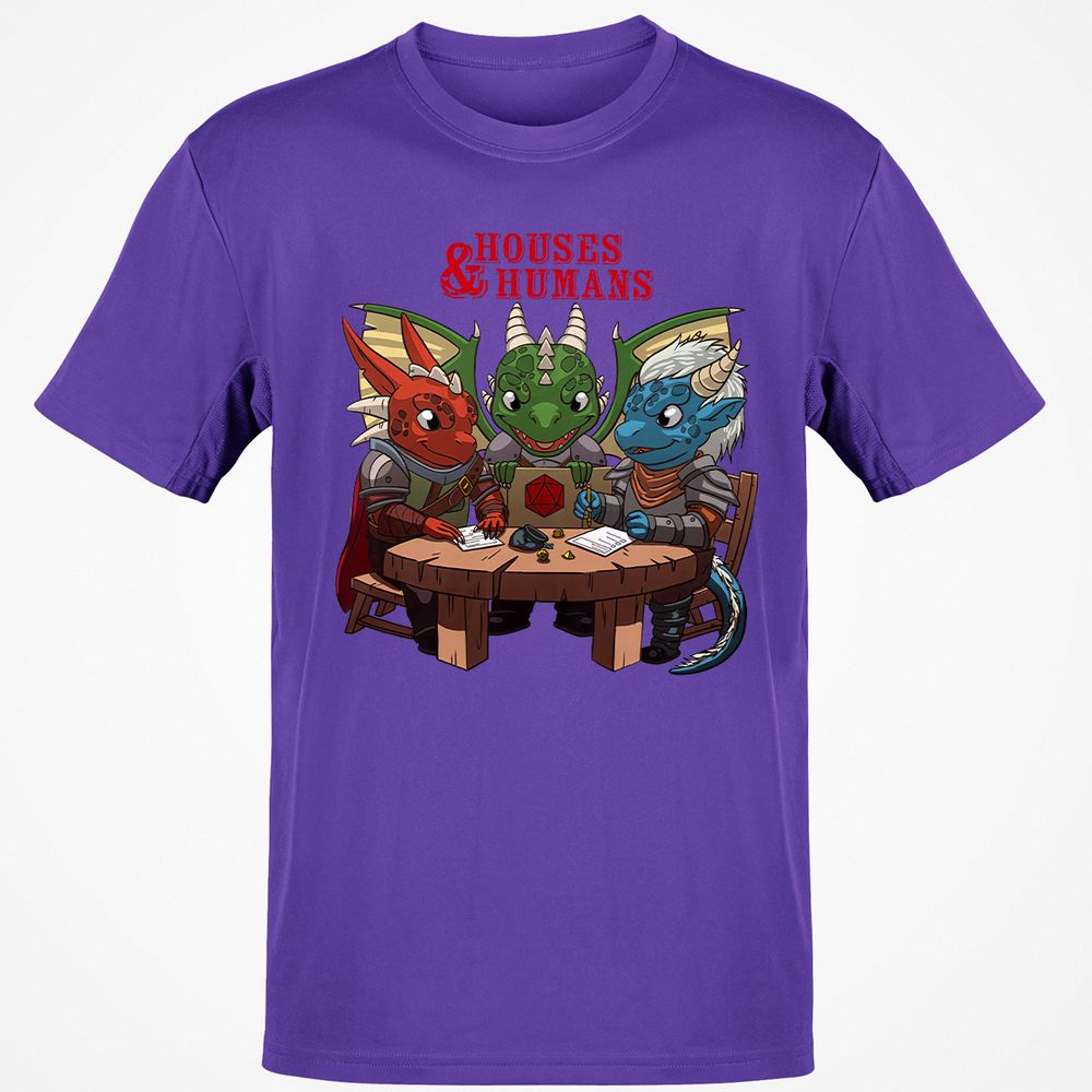Houses & Humans Classic Unisex T-Shirt - Purple - 9