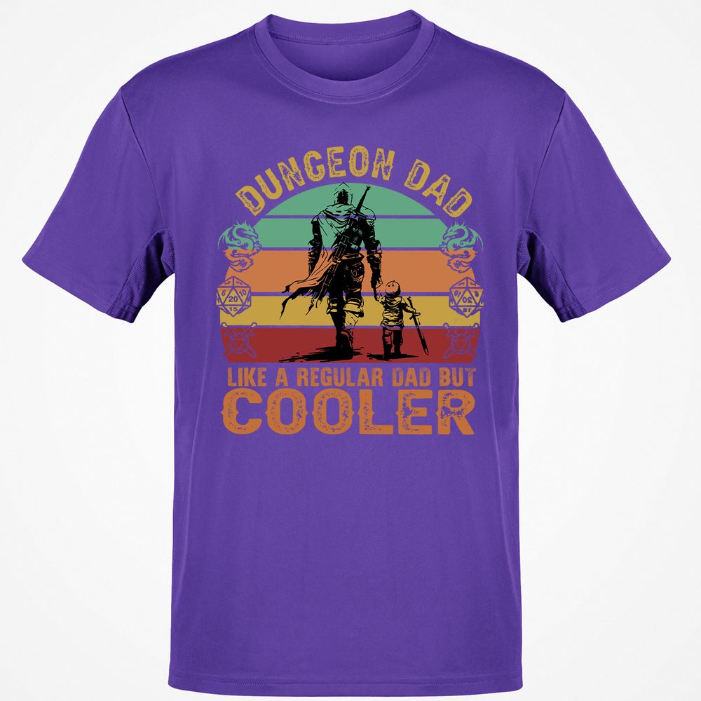 Dungeon Dad Like A Regular Dad Classic Unisex T-Shirt - Purple - 9