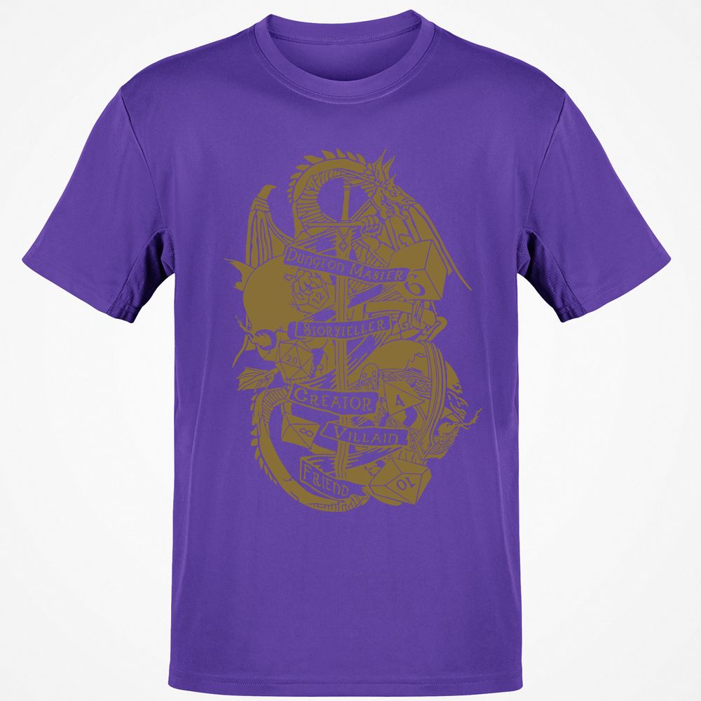 Dungeon Master Dragon Classic Unisex T-Shirt - Purple - 9