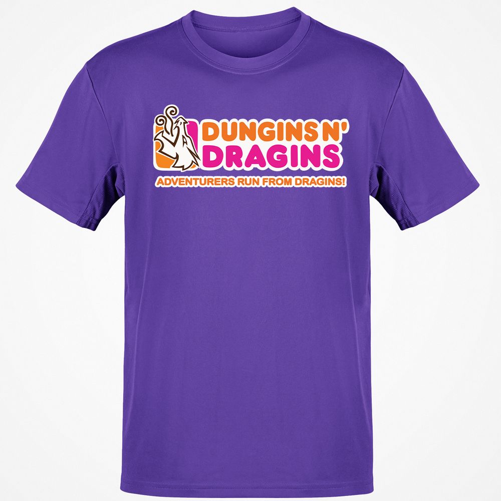 Dungins & Dragins Classic Unisex T-Shirt - Purple - 9