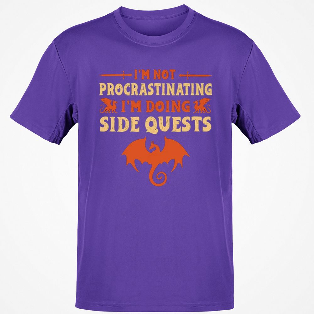 I'm Doing Side Quests Classic Unisex T-Shirt - Purple - 9