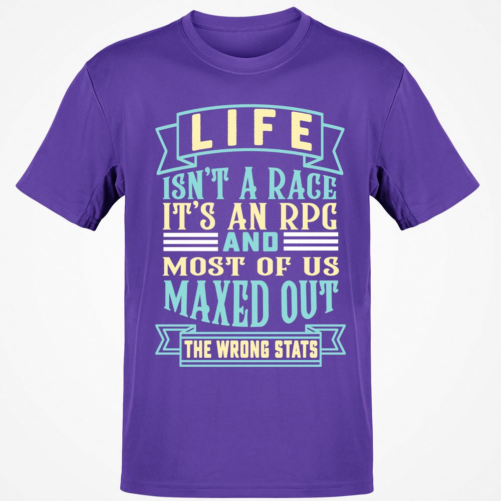 Life Is A RPG T-Shirt - Purple - 9