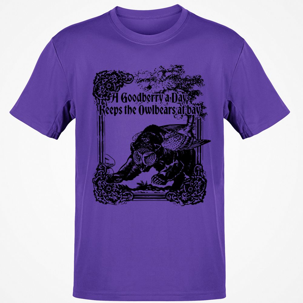 A Goodberry A Day Keeps The Owlbears At Bay Classic Unisex T-Shirt - Purple - 9