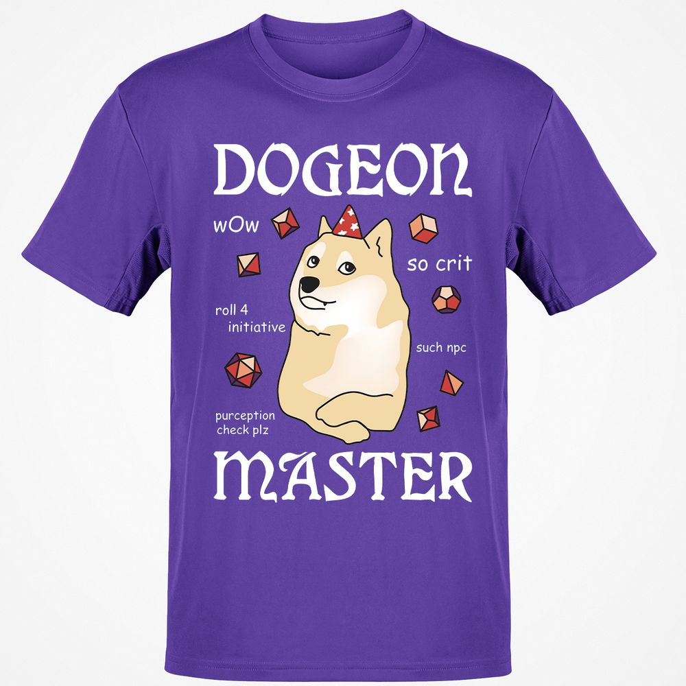 Dogeon Master T-Shirt - Purple - 9