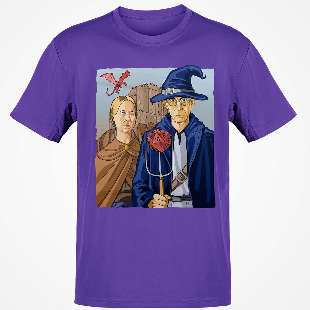 DnD Gothic Classic Unisex T-Shirt - Purple - 9