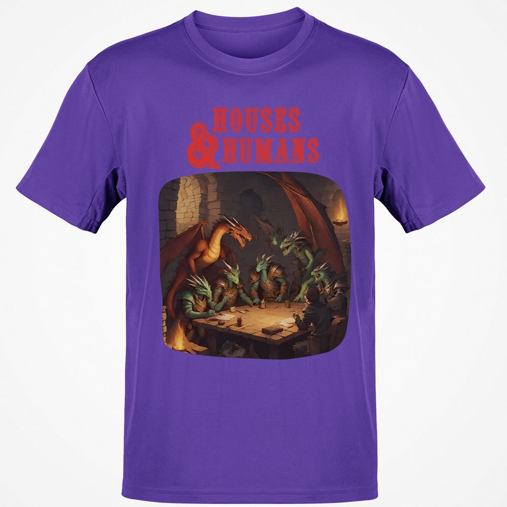 Houses And Humans Classic Unisex T-Shirt - Purple - 9