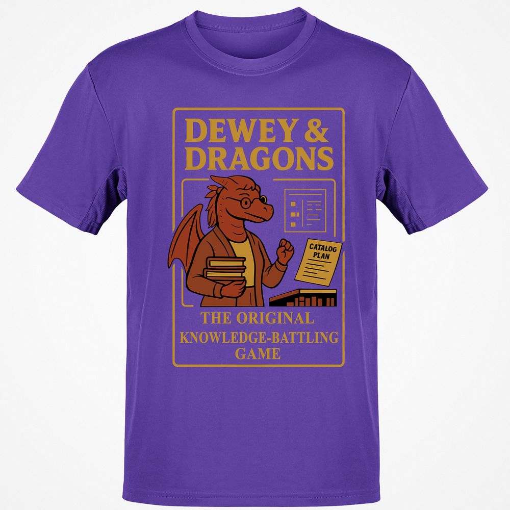 Dewey & Dragons Classic Unisex T-Shirt - Purple - 9