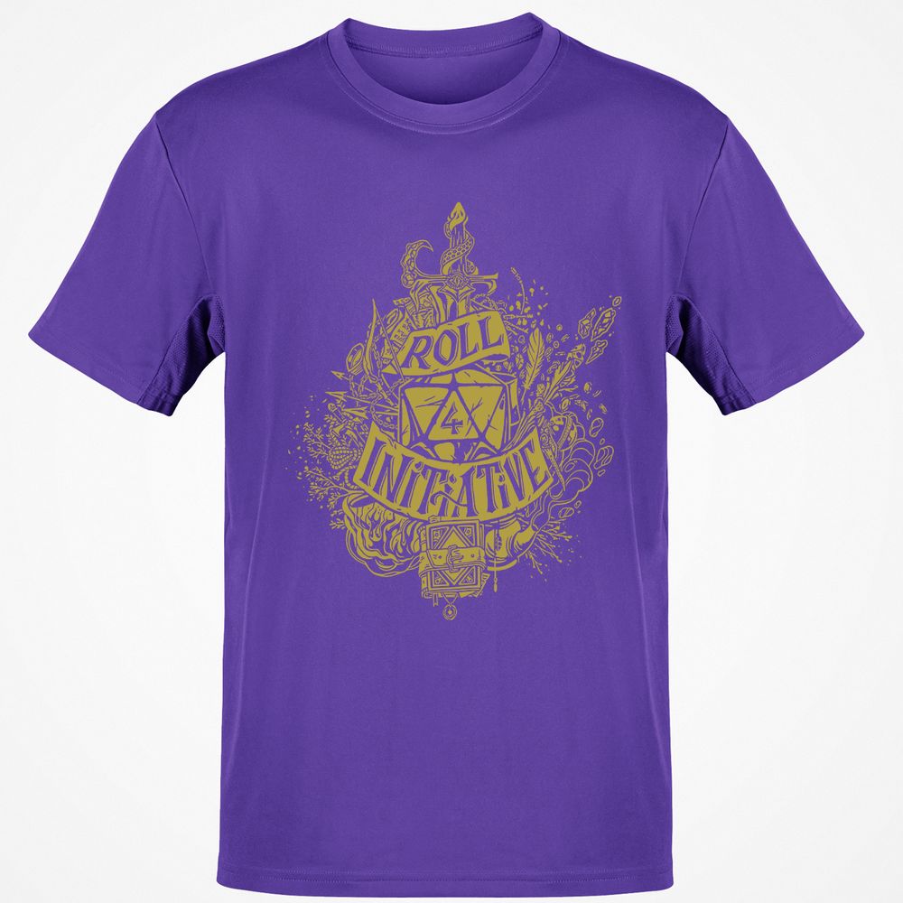 Roll Initiative Classic Unisex T-Shirt - Purple - 9