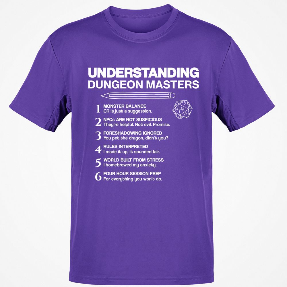 Understanding Dungeon Masters Classic Unisex T-Shirt - Purple - 9