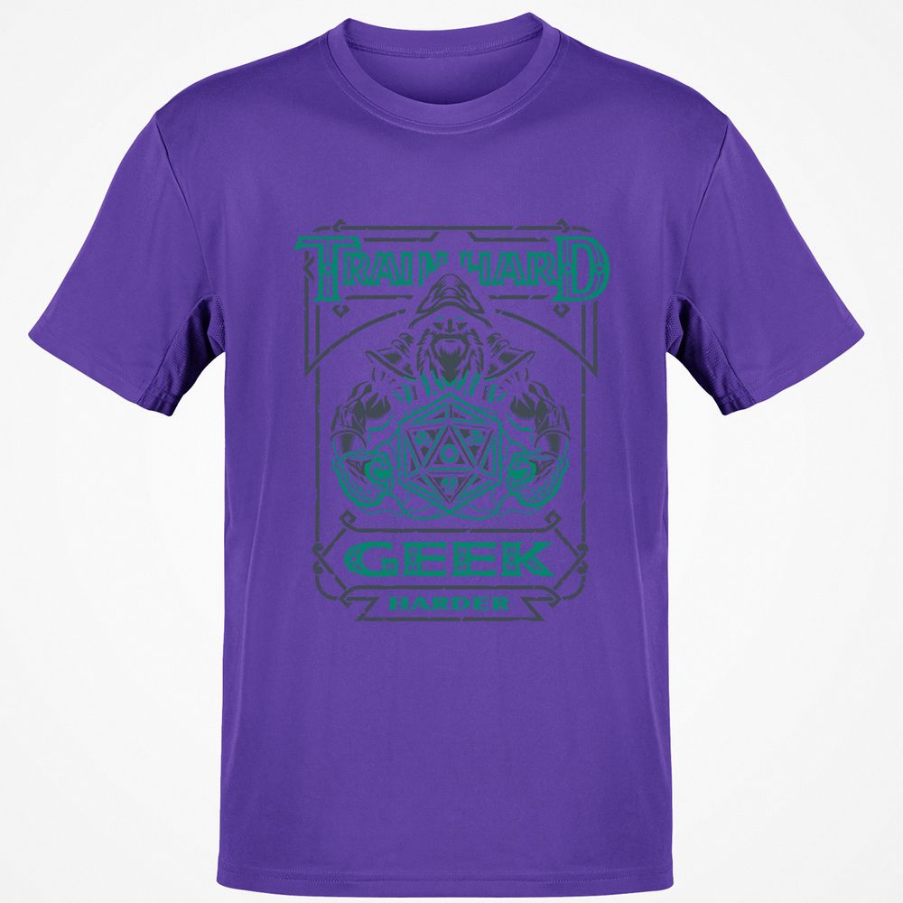 Train Hard, Geek Harder - Purple - 9