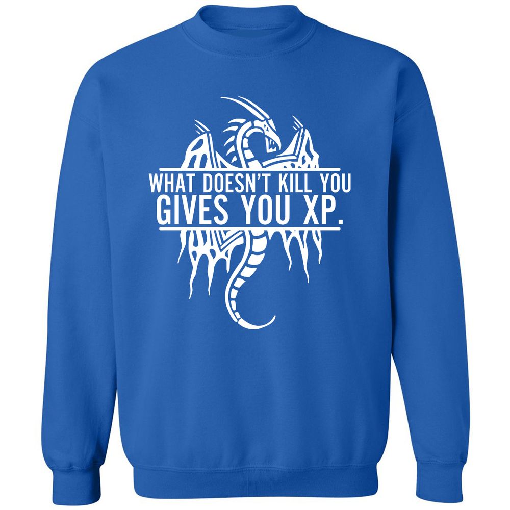 What Doesn't Kill You Classic Unisex Sweatshirt - Royal - 9