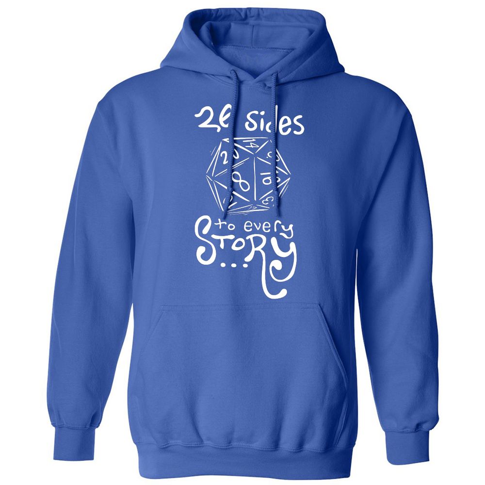 20 Sides to Every Story Classic Unisex Hoodie - Royal - 9