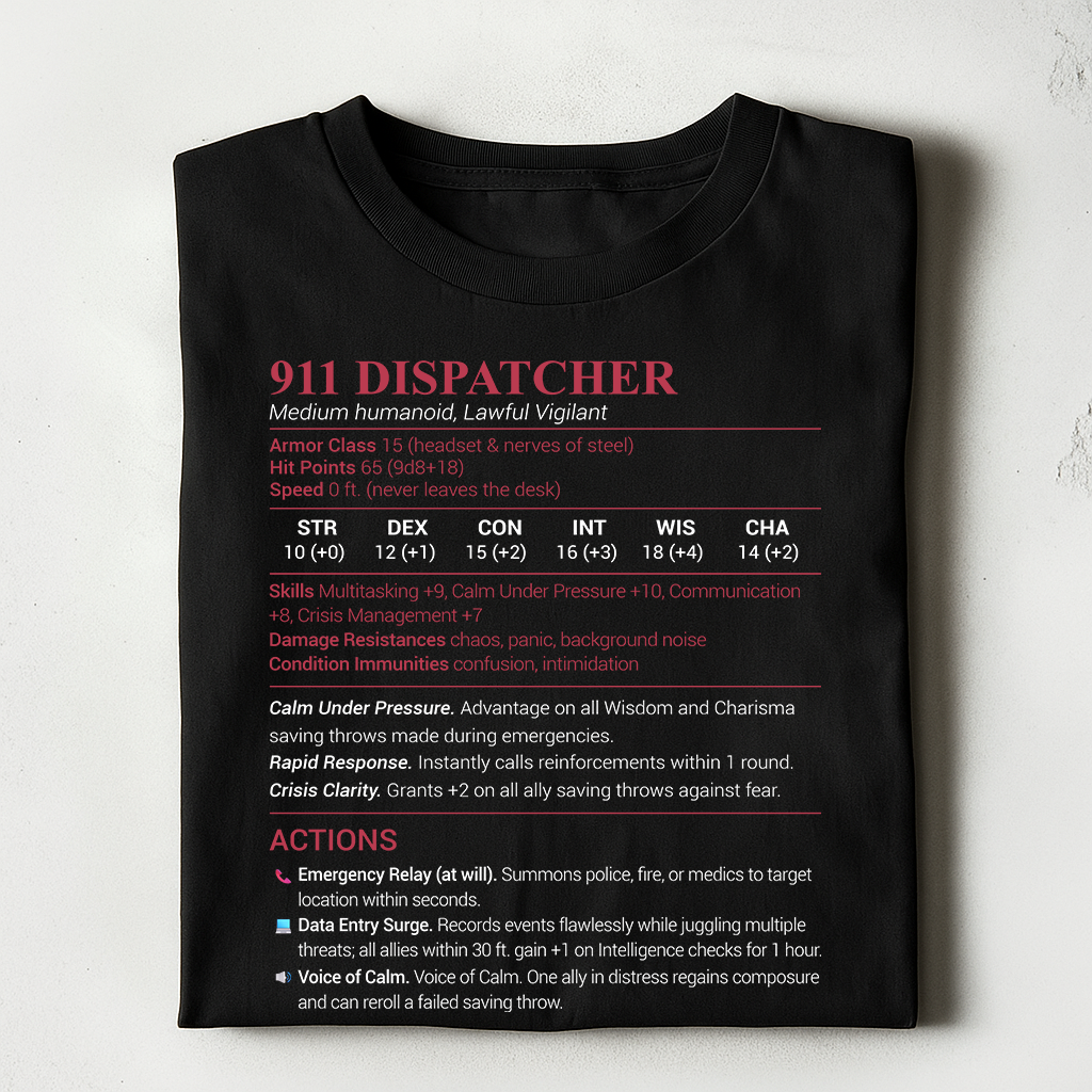 911 Dispatcher Classic Unisex T-Shirt