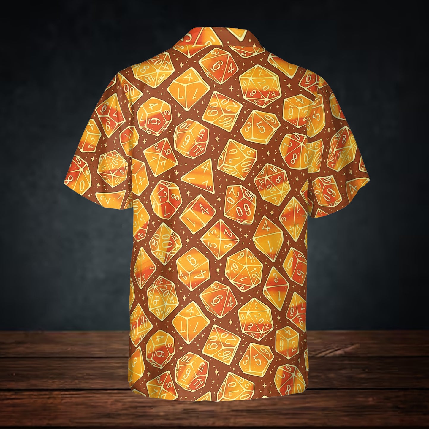 Magic Dice – Amber Flame Edition Button Down Shirt