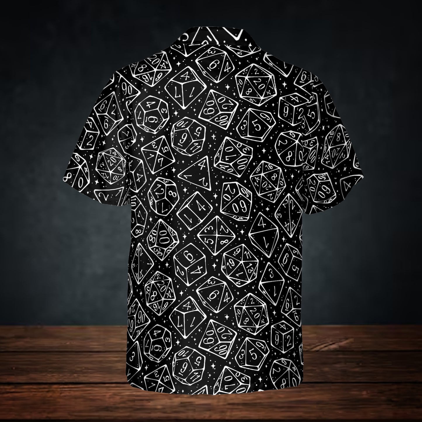 Magic Dice – Monochrome Edition Button Down Shirt