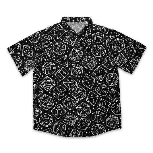 Magic Dice – Monochrome Edition Button Down Shirt