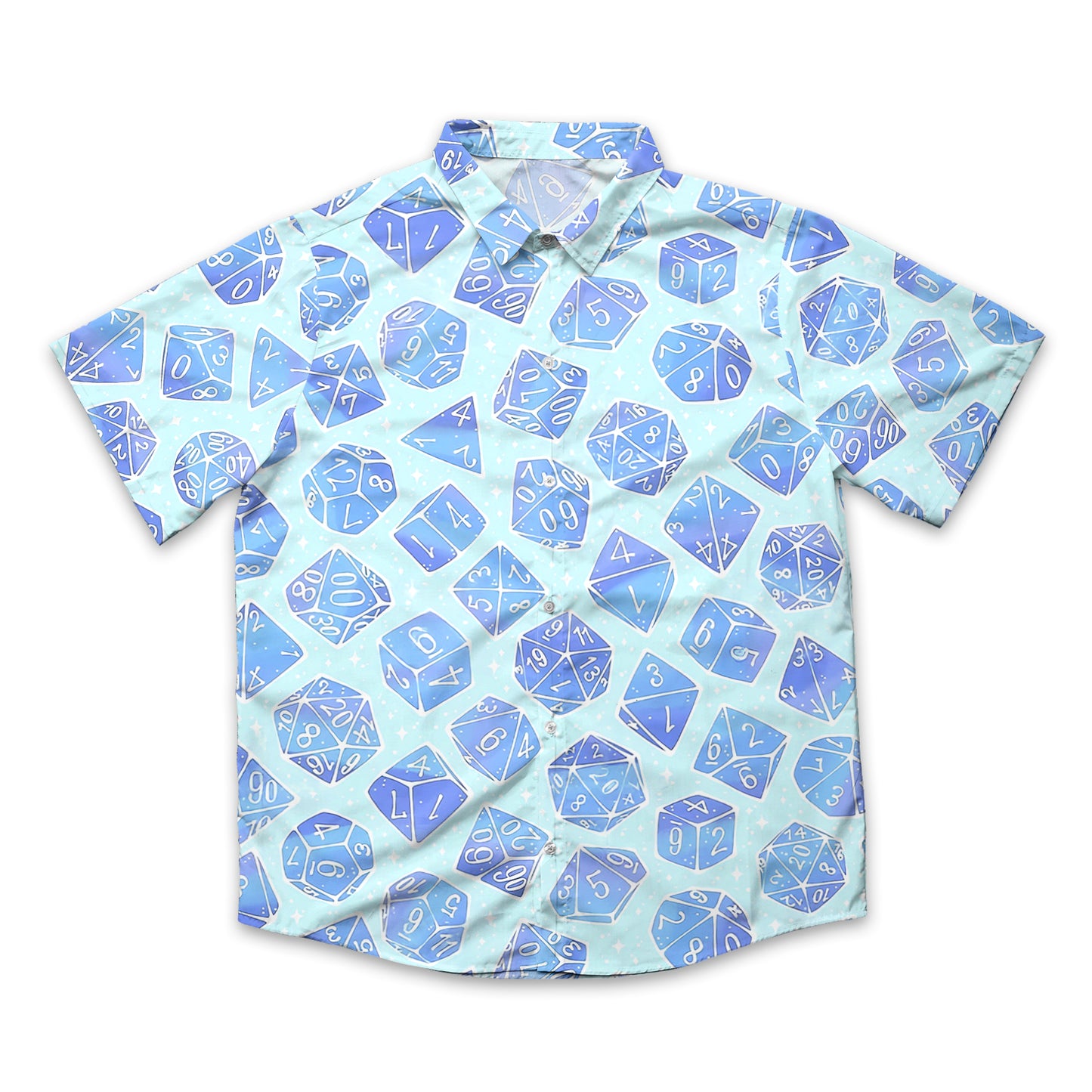 Magic Dice – Ice Blue Edition Button Down Shirt
