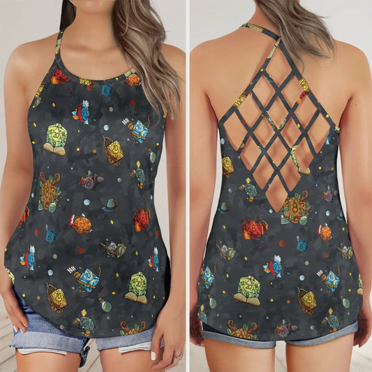 Class Dices Criss Cross Tank Top