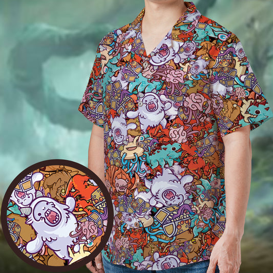 Chibi DND Monster Hawaiian Shirt
