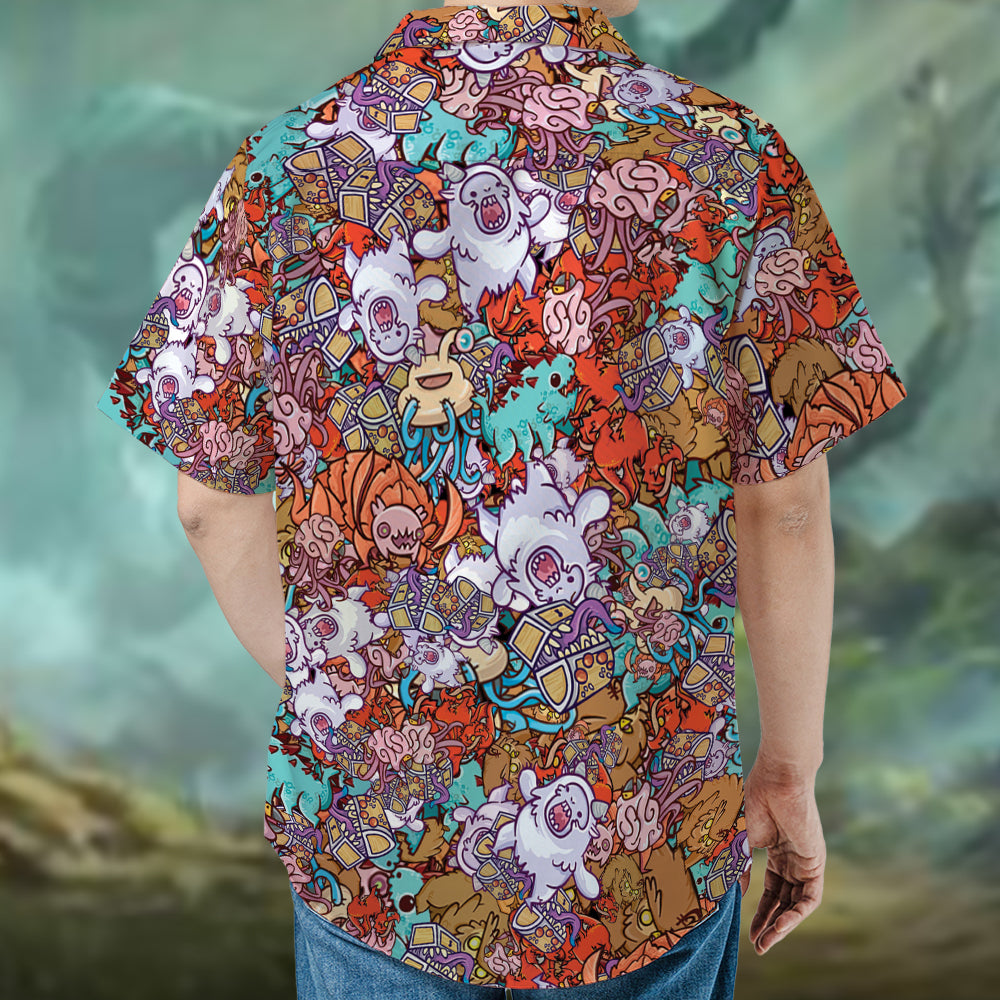Chibi DND Monster Hawaiian Shirt