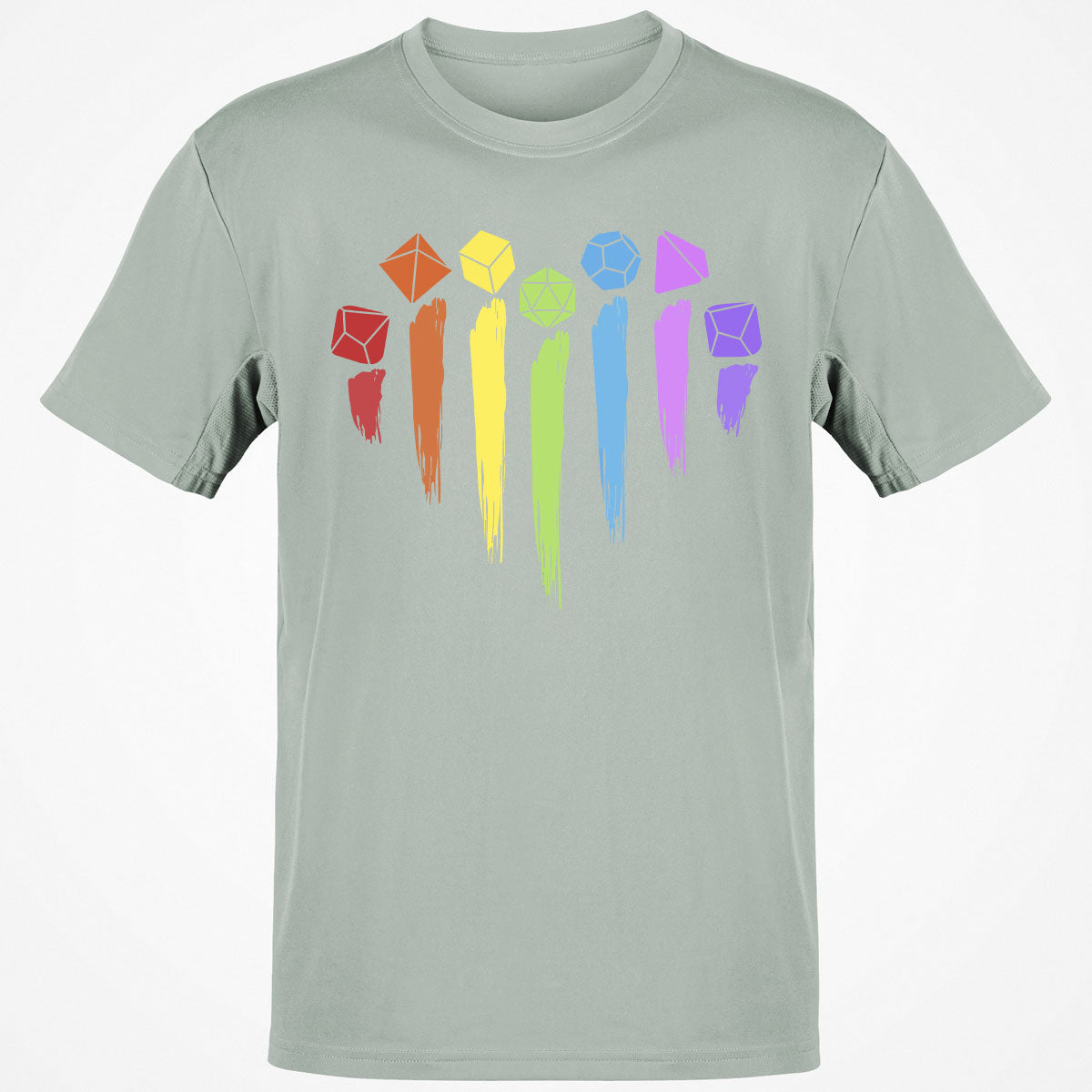 Dice Rainbow Heart Shape T-Shirt