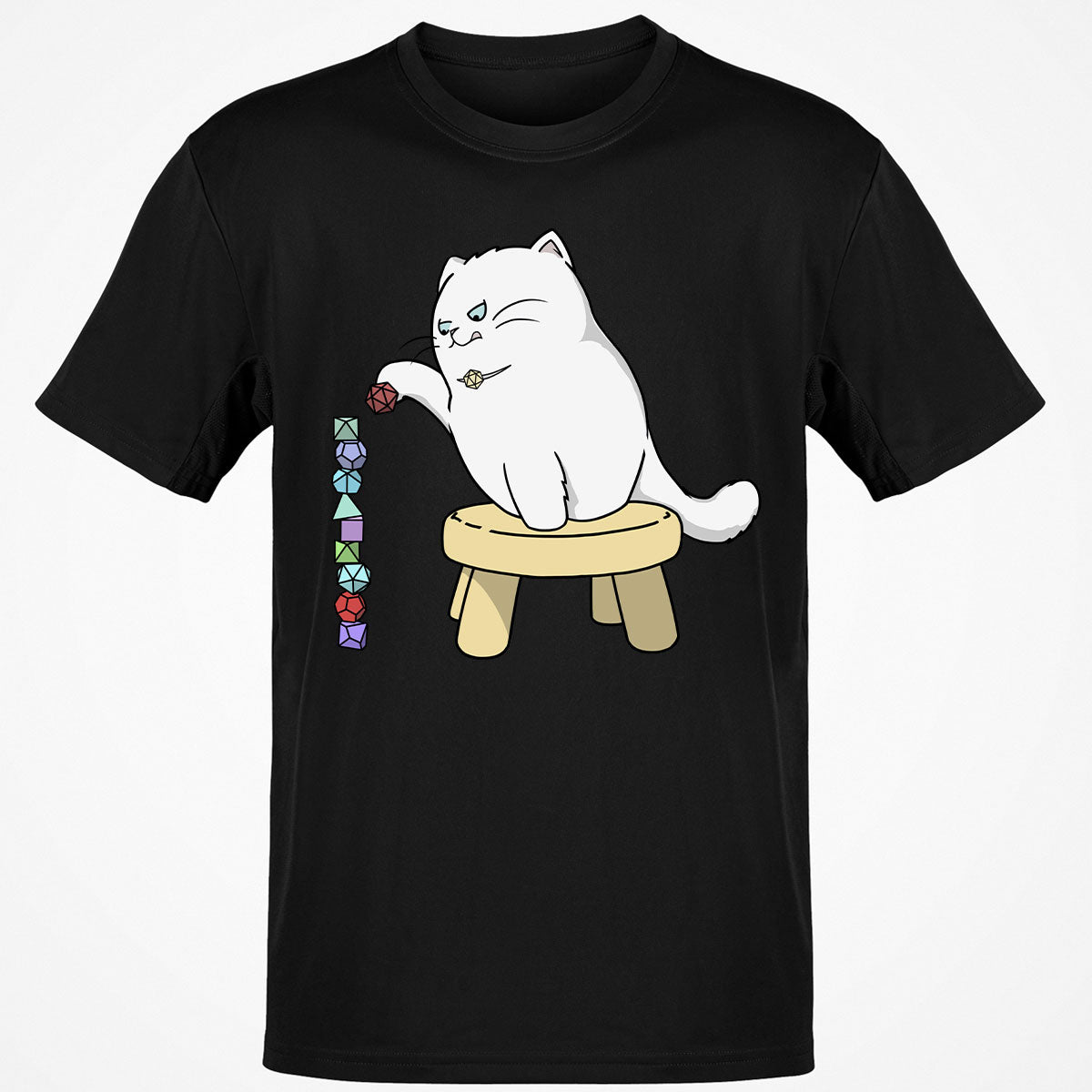 Cat Stacking Dice T-Shirt