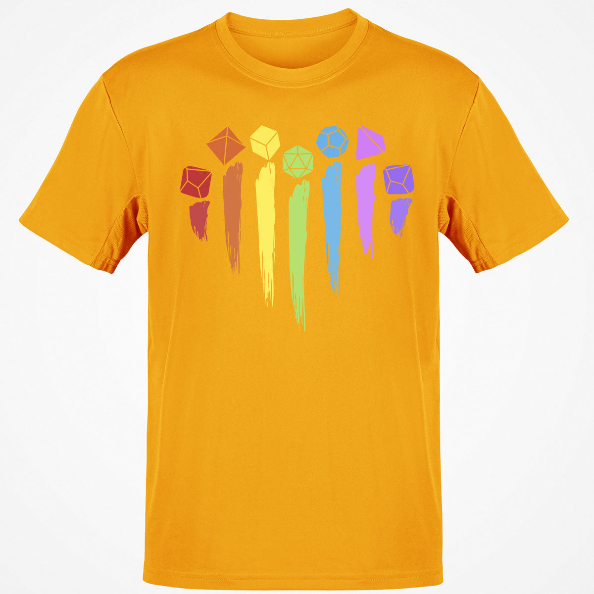 Dice Rainbow Heart Shape T-Shirt