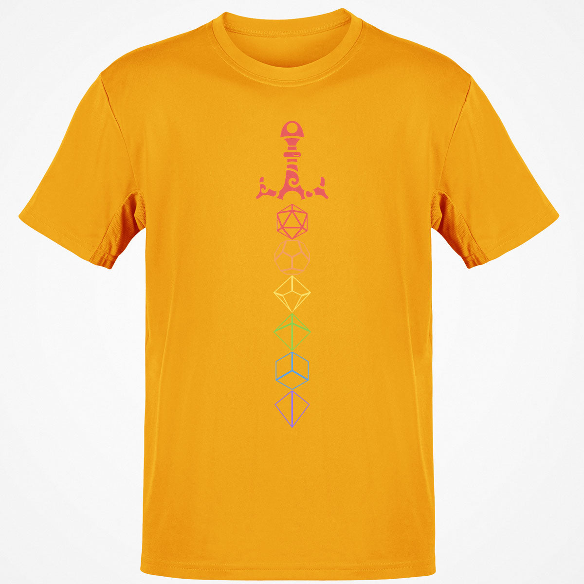 Rainbow Dice Sword LGBT T-Shirt