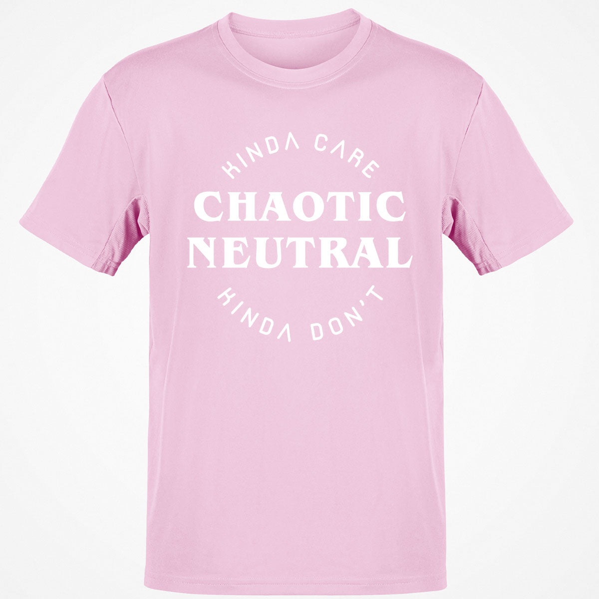 Chaotic Neutral Alignment Kinda Care Kinda Don't T-Shirt