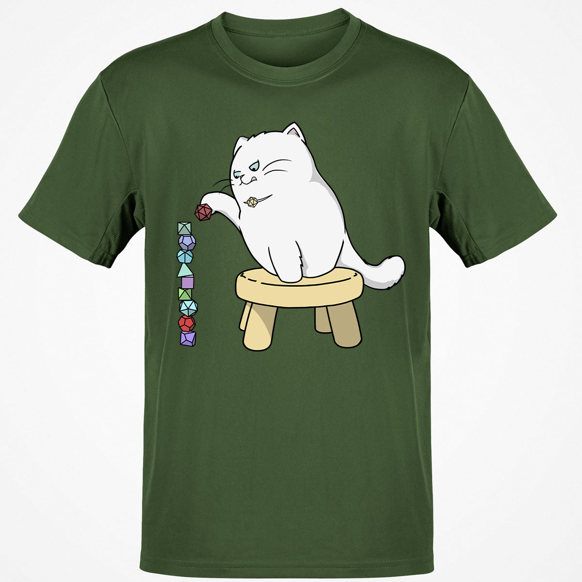 Cat Stacking Dice T-Shirt