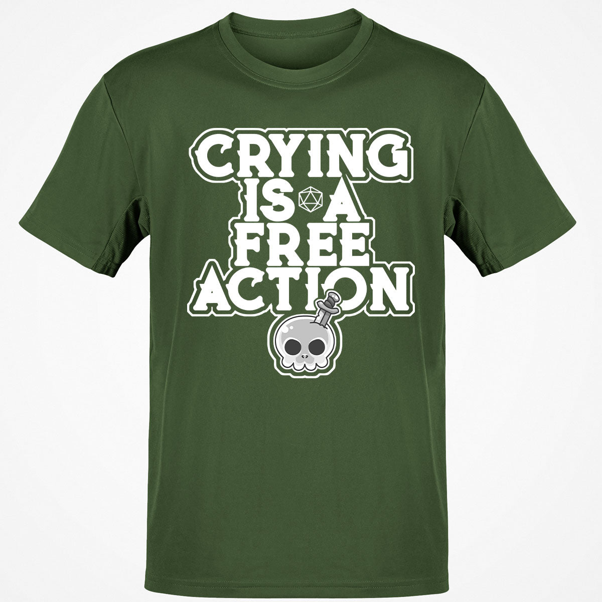 Crying Is A Free Action T-Shirt