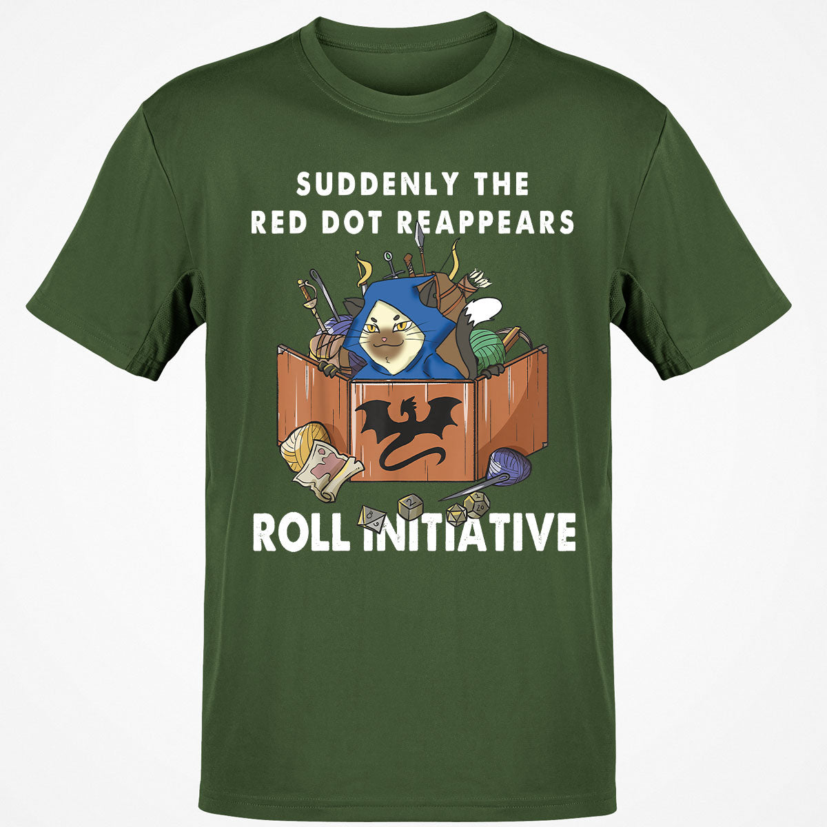 Suddenly The Red Dot Reappears Roll Initiative Classic Unisex T-Shirt